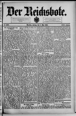 Der Reichsbote vom 08.05.1903