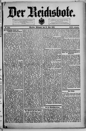Der Reichsbote on May 13, 1903