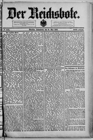 Der Reichsbote on May 16, 1903