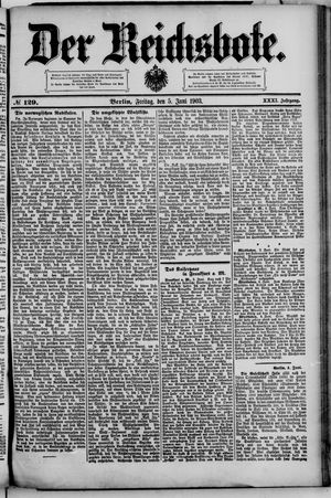 Der Reichsbote vom 05.06.1903