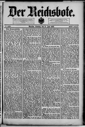 Der Reichsbote on Jun 14, 1903