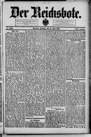 Der Reichsbote vom 21.06.1903