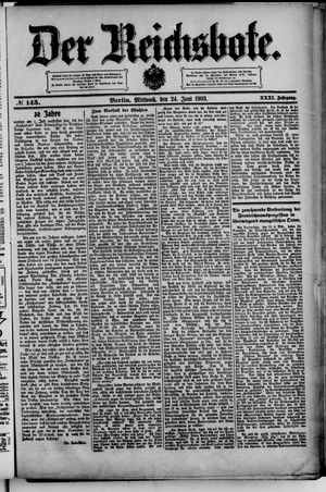 Der Reichsbote on Jun 24, 1903