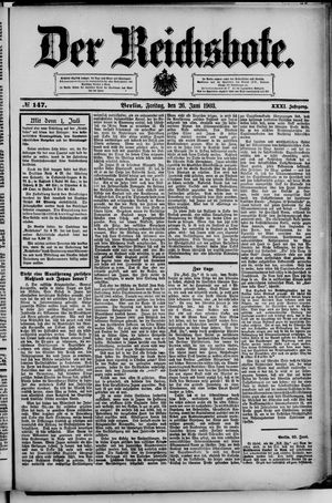 Der Reichsbote vom 26.06.1903