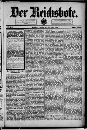 Der Reichsbote on Jun 30, 1903