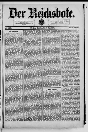 Der Reichsbote on Jul 7, 1903