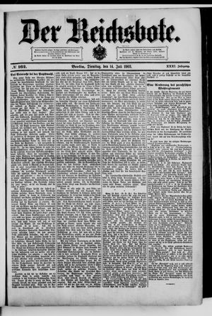 Der Reichsbote on Jul 14, 1903