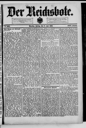 Der Reichsbote vom 17.07.1903