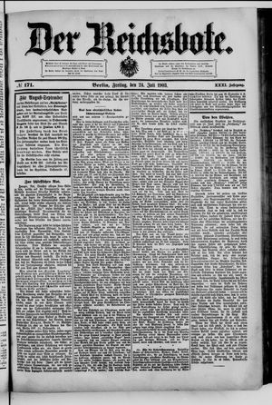 Der Reichsbote vom 24.07.1903