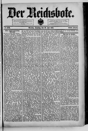 Der Reichsbote on Jul 26, 1903