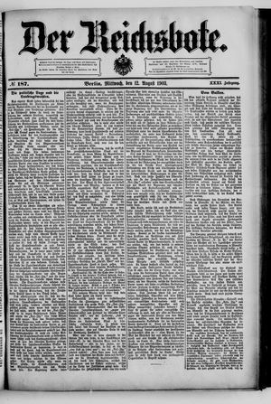 Der Reichsbote vom 12.08.1903