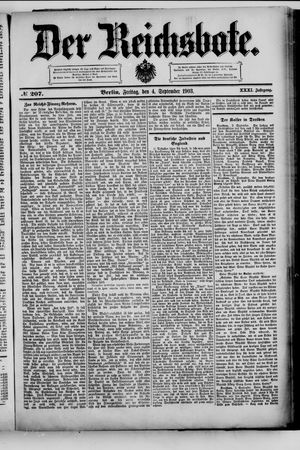 Der Reichsbote on Sep 4, 1903