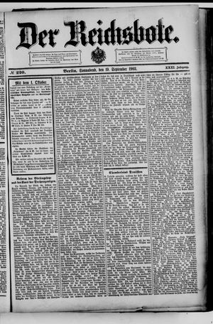 Der Reichsbote on Sep 19, 1903