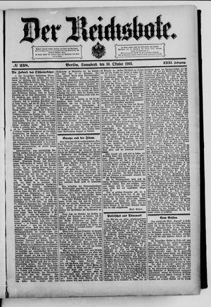 Der Reichsbote on Oct 10, 1903