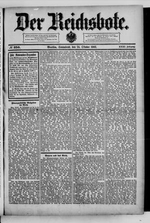 Der Reichsbote vom 24.10.1903