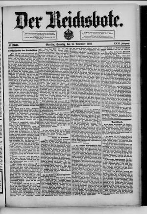 Der Reichsbote vom 15.11.1903