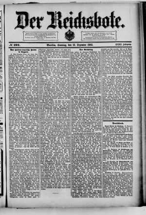 Der Reichsbote vom 13.12.1903