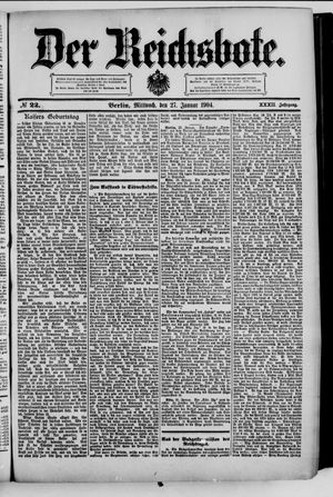 Der Reichsbote vom 27.01.1904
