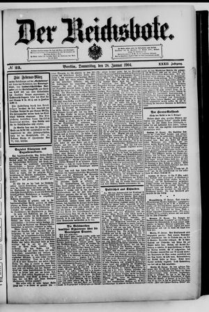 Der Reichsbote vom 28.01.1904