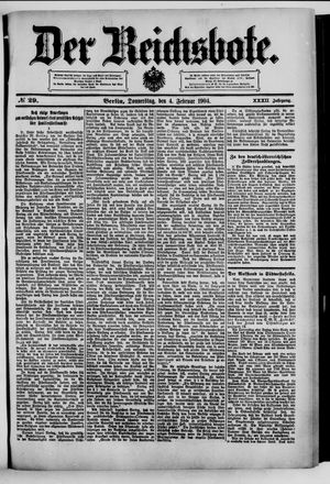 Der Reichsbote vom 04.02.1904