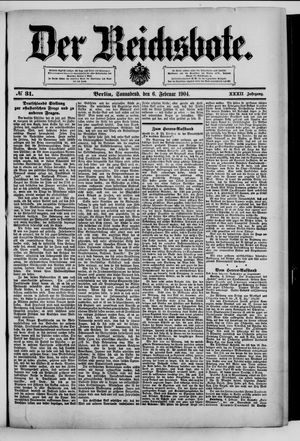 Der Reichsbote vom 06.02.1904