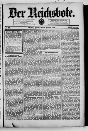 Der Reichsbote on Feb 19, 1904