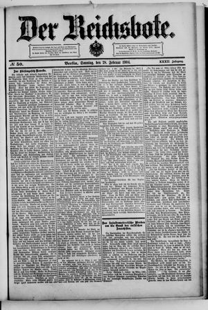 Der Reichsbote vom 28.02.1904