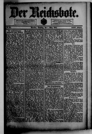 Der Reichsbote vom 01.03.1904