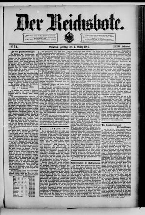 Der Reichsbote vom 04.03.1904