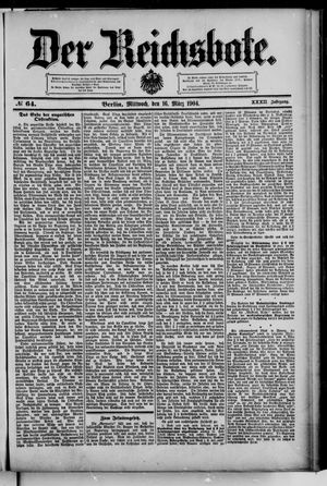 Der Reichsbote vom 16.03.1904