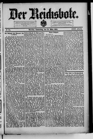 Der Reichsbote vom 24.03.1904