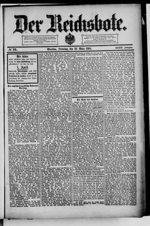 Der Reichsbote on Mar 29, 1904