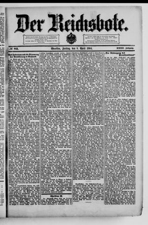 Der Reichsbote vom 08.04.1904