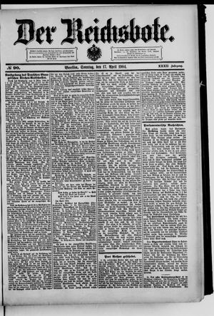 Der Reichsbote vom 17.04.1904