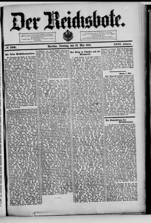 Der Reichsbote vom 10.05.1904