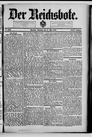 Der Reichsbote vom 15.05.1904