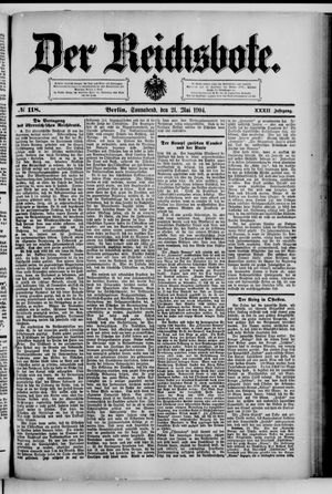 Der Reichsbote vom 21.05.1904