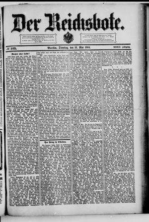 Der Reichsbote vom 31.05.1904