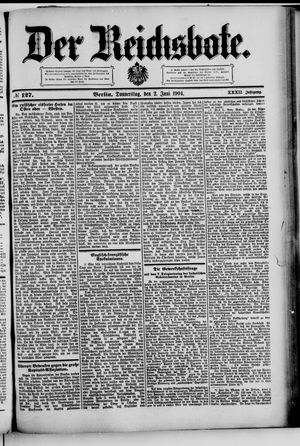 Der Reichsbote vom 02.06.1904