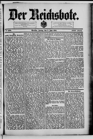 Der Reichsbote vom 03.06.1904