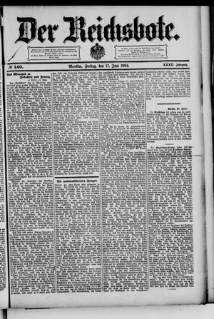 Der Reichsbote vom 17.06.1904