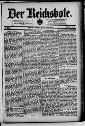 Der Reichsbote vom 26.06.1904