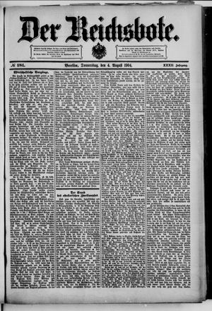Der Reichsbote vom 04.08.1904
