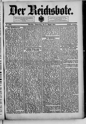 Der Reichsbote vom 11.08.1904
