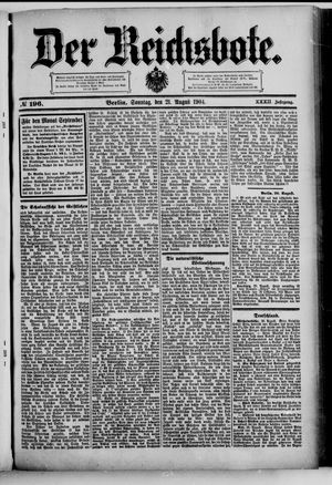 Der Reichsbote vom 21.08.1904