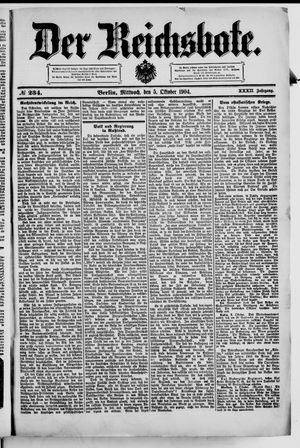 Der Reichsbote vom 05.10.1904