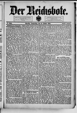Der Reichsbote on Oct 13, 1904