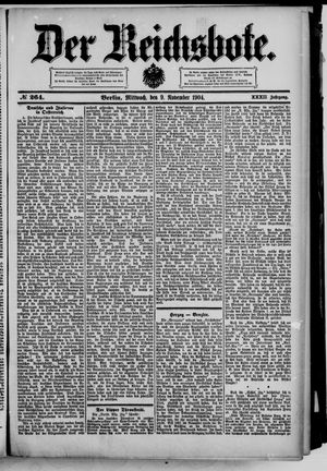 Der Reichsbote vom 09.11.1904
