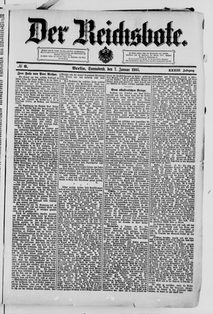 Der Reichsbote vom 07.01.1905