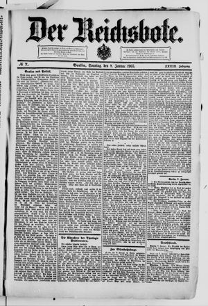 Der Reichsbote vom 08.01.1905
